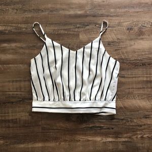 Striped Crop Top